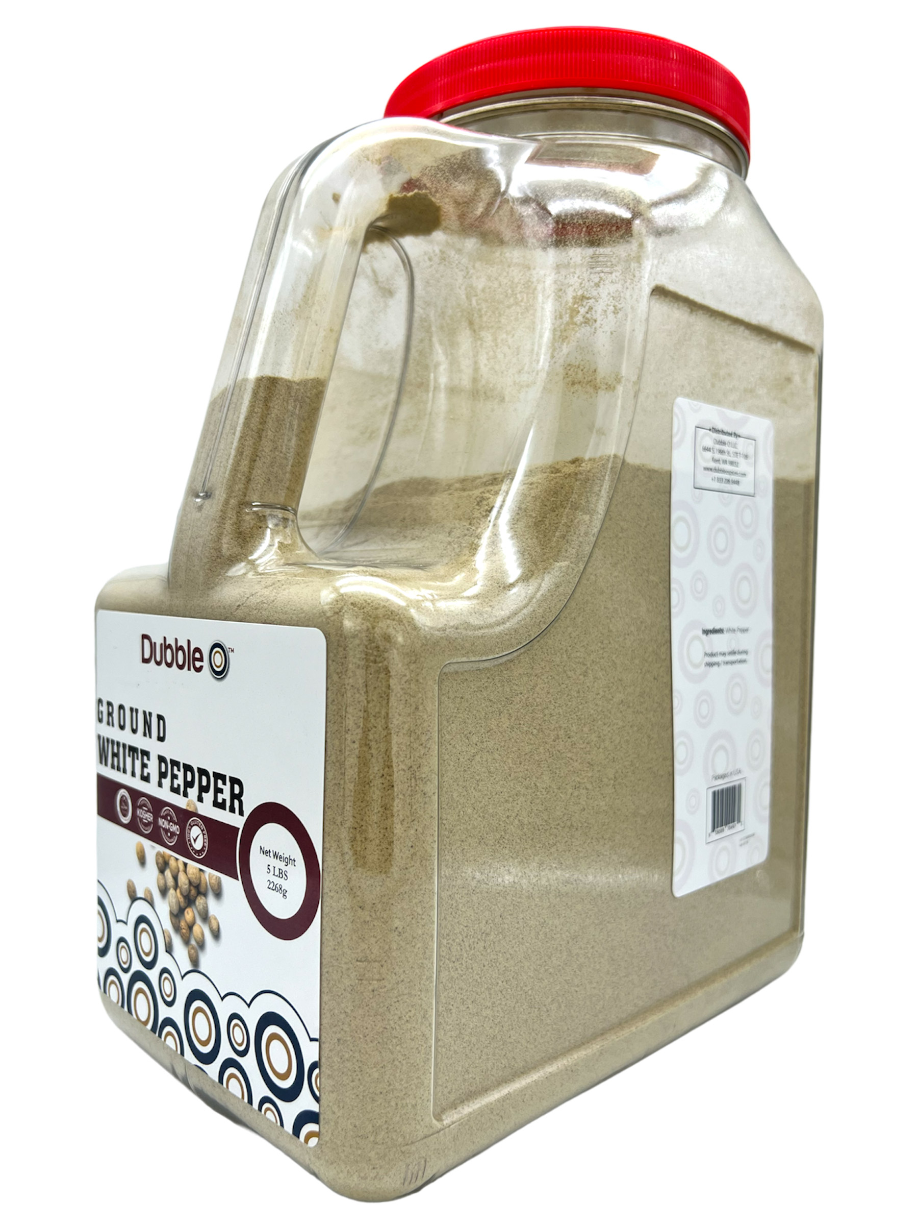 Ground White Pepper in Bulk - 5 LBS - Image 2